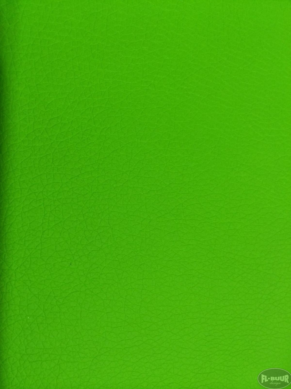 6011 Neongrøn læderlook uden mønster